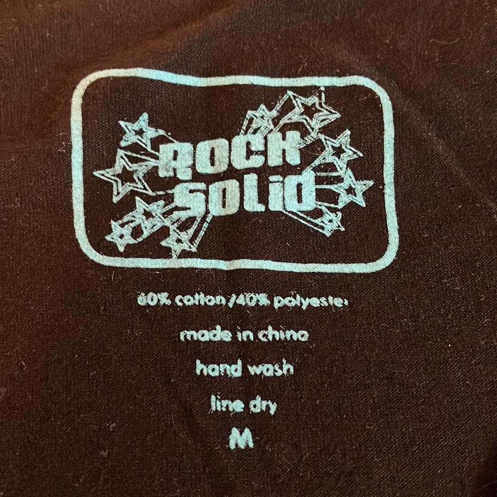 Sequins! Black, Rock Solid “Destiny” Tee. Size M. - image 3